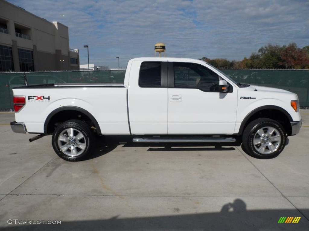 2010 F150 FX4 SuperCab 4x4 - Oxford White / Black photo #2