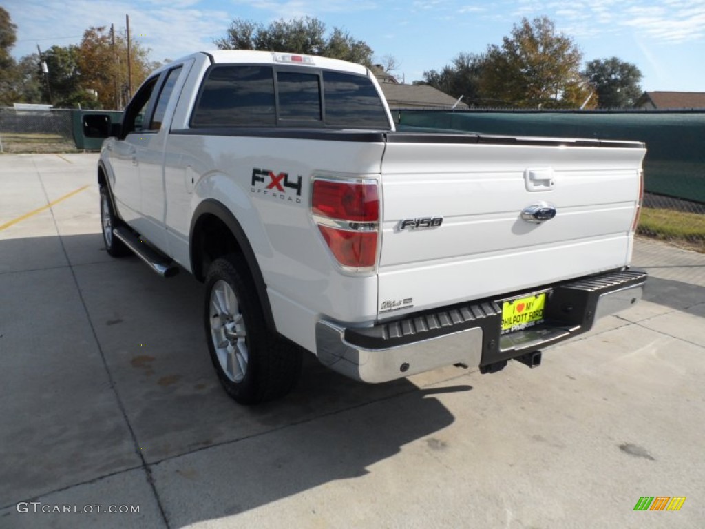 2010 F150 FX4 SuperCab 4x4 - Oxford White / Black photo #5