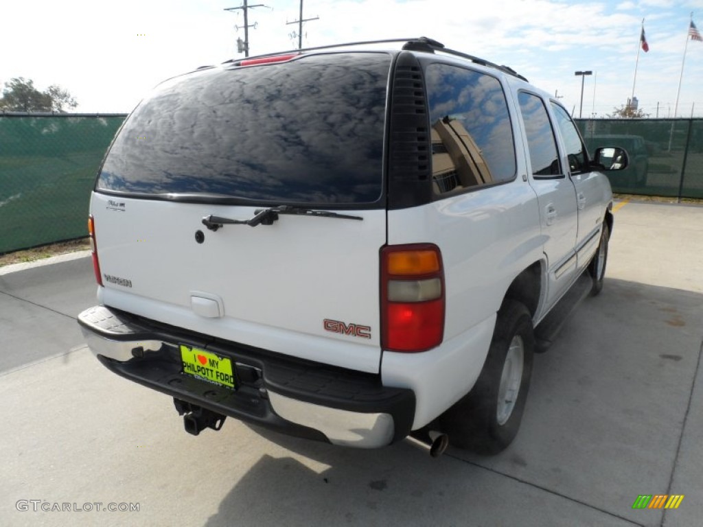 2003 Yukon SLT - Summit White / Pewter/Dark Pewter photo #3