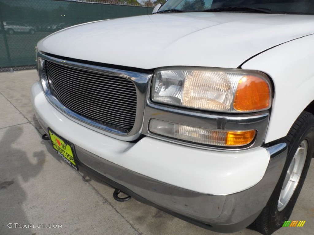 2003 Yukon SLT - Summit White / Pewter/Dark Pewter photo #10