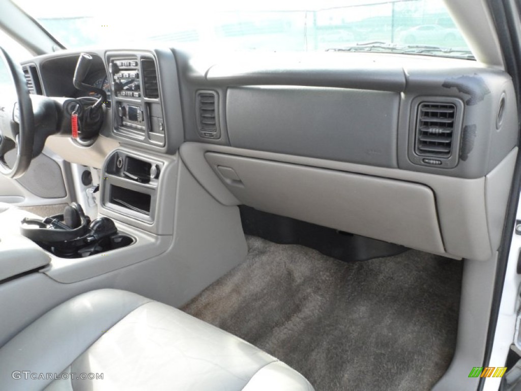 2003 Yukon SLT - Summit White / Pewter/Dark Pewter photo #19
