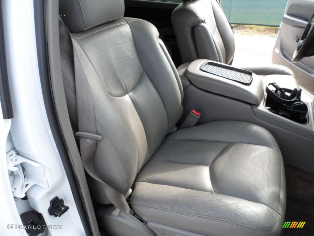 2003 Yukon SLT - Summit White / Pewter/Dark Pewter photo #21