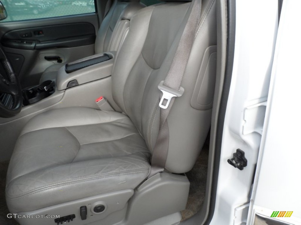 2003 Yukon SLT - Summit White / Pewter/Dark Pewter photo #30
