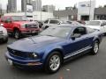 2006 Vista Blue Metallic Ford Mustang V6 Deluxe Coupe  photo #1