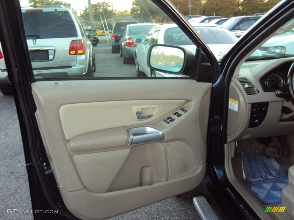2004 XC90 T6 AWD - Nautic Blue Metallic / Taupe/Light Taupe photo #7