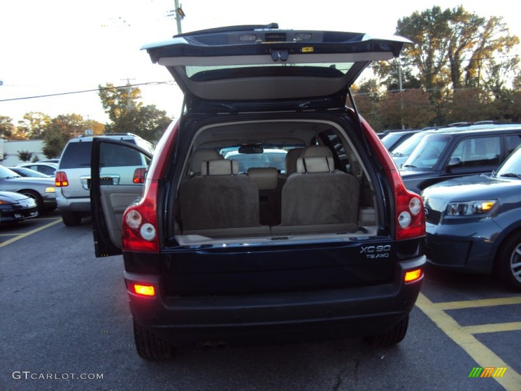 2004 XC90 T6 AWD - Nautic Blue Metallic / Taupe/Light Taupe photo #13