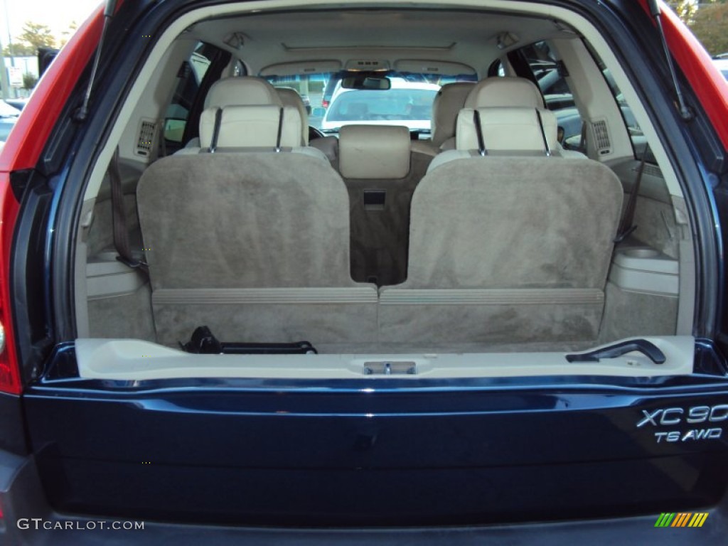 2004 XC90 T6 AWD - Nautic Blue Metallic / Taupe/Light Taupe photo #14