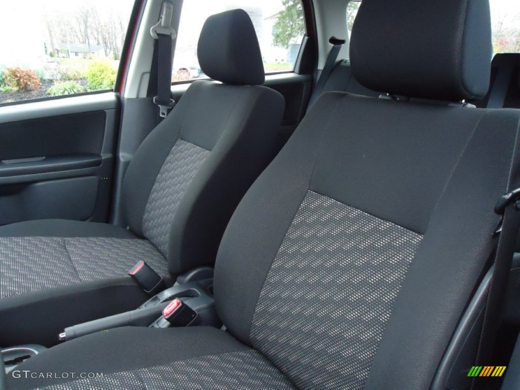 2007 SX4 Convenience AWD - Bright Red / Black photo #14