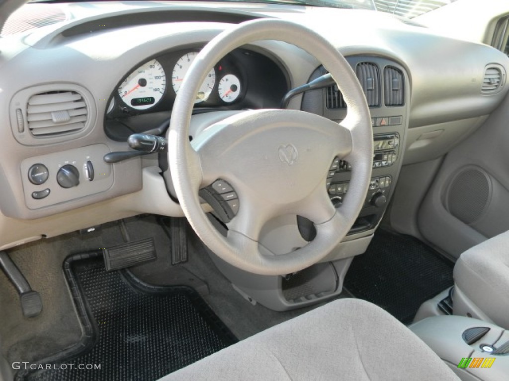 2002 Dodge Grand Caravan eX Taupe Dashboard Photo #57881857