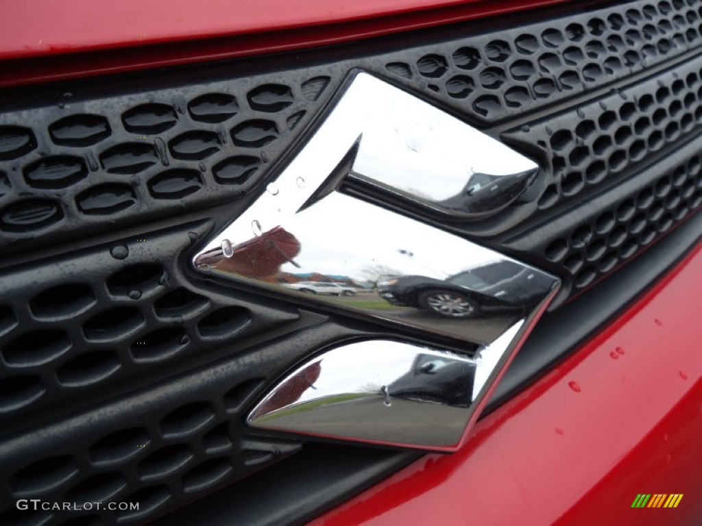 2007 SX4 Convenience AWD - Bright Red / Black photo #30