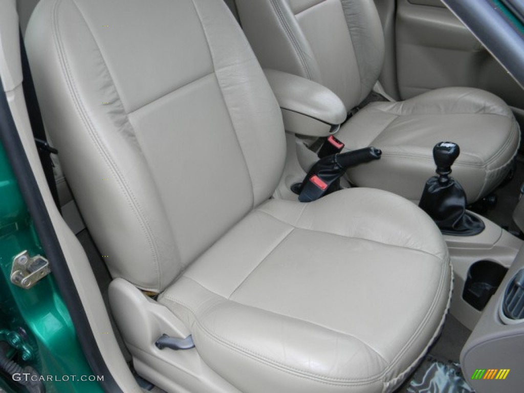 2002 Focus ZX5 Hatchback - Grabber Green Metallic / Medium Parchment photo #11