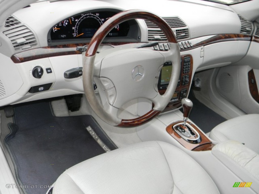 Ash Interior 2002 Mercedes-Benz S 55 AMG Photo #57882277