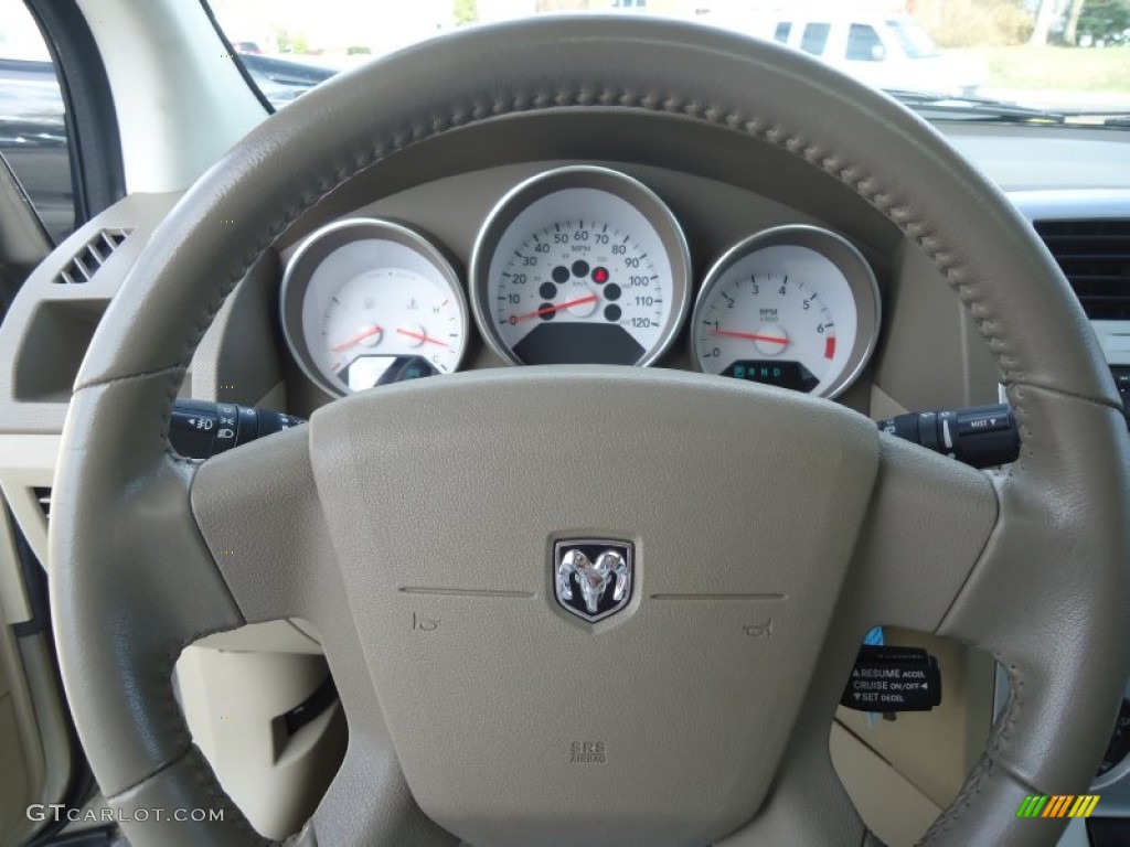 2007 Caliber R/T AWD - Light Khaki Metallic / Pastel Pebble Beige photo #33