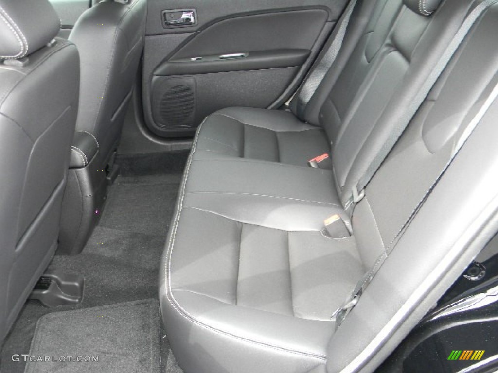 2012 Fusion SEL V6 - Black / Charcoal Black photo #8