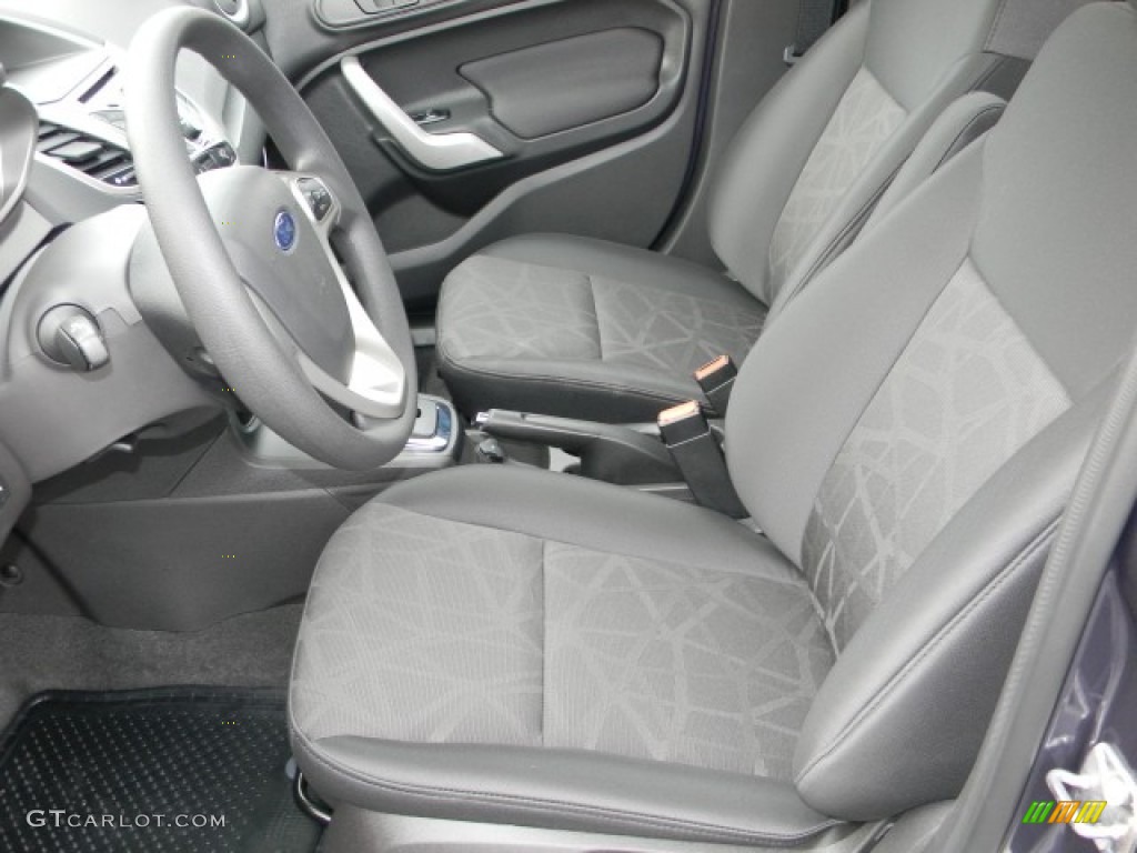 Charcoal Black Interior 2012 Ford Fiesta SE Sedan Photo #57883156