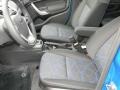 Charcoal Black/Blue 2012 Ford Fiesta SE Hatchback Interior Color