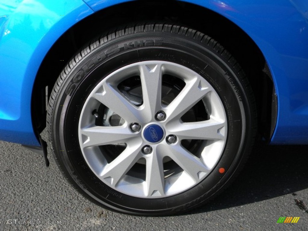 2012 Fiesta SE Hatchback - Blue Candy Metallic / Charcoal Black photo #3