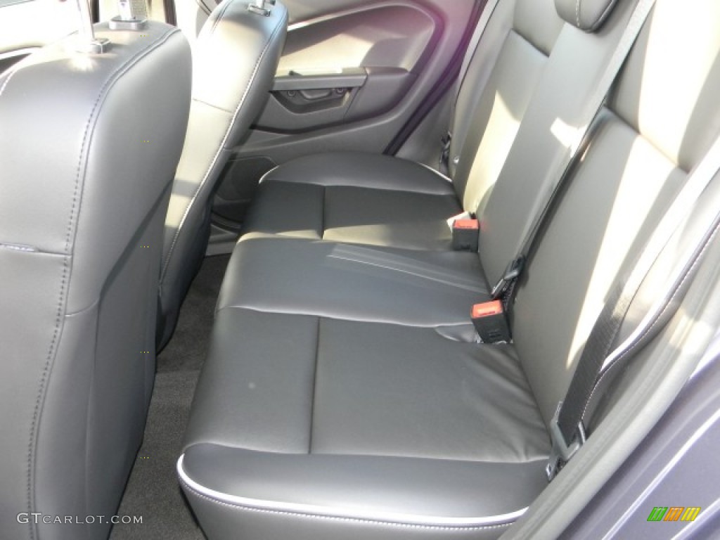 Charcoal Black Interior 2012 Ford Fiesta SEL Sedan Photo #57883645