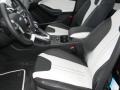 Arctic White Leather 2012 Ford Focus Titanium Sedan Interior Color