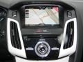 2012 Ford Focus Arctic White Leather Interior Navigation Photo