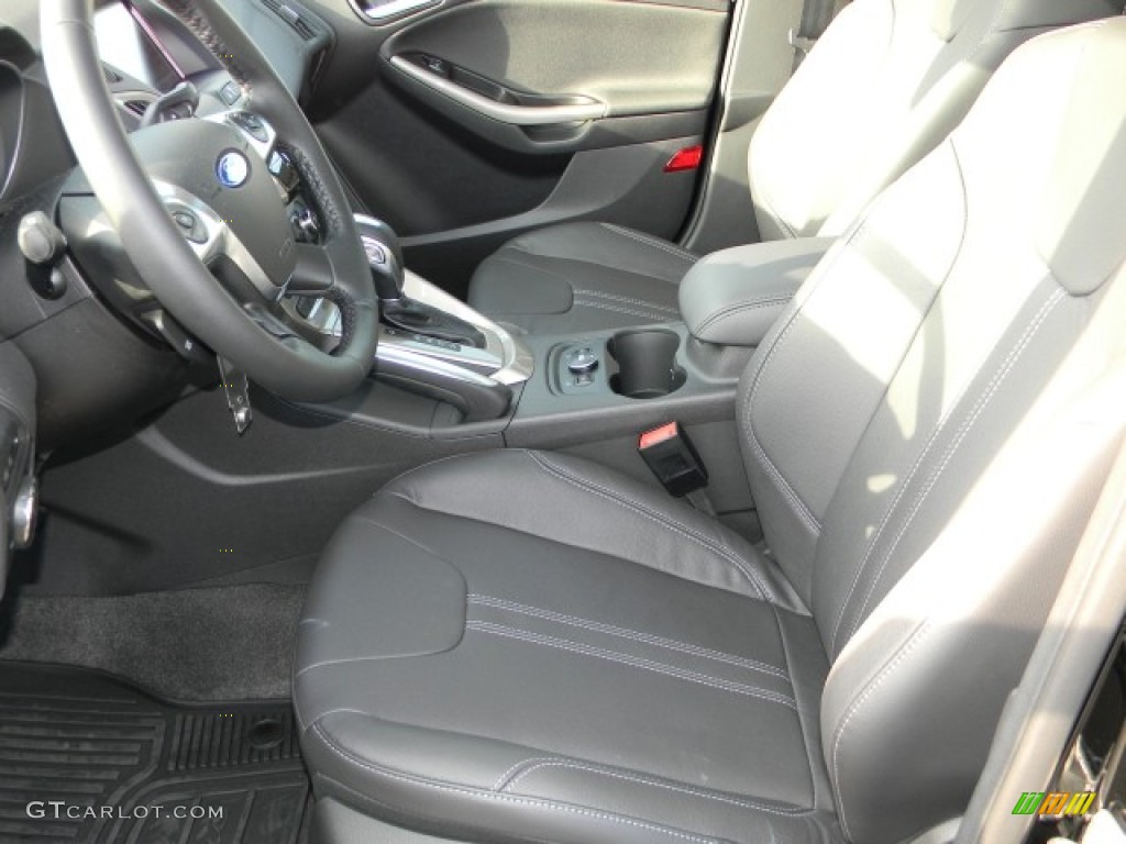 Charcoal Black Interior 2012 Ford Focus SEL 5-Door Photo #57884116