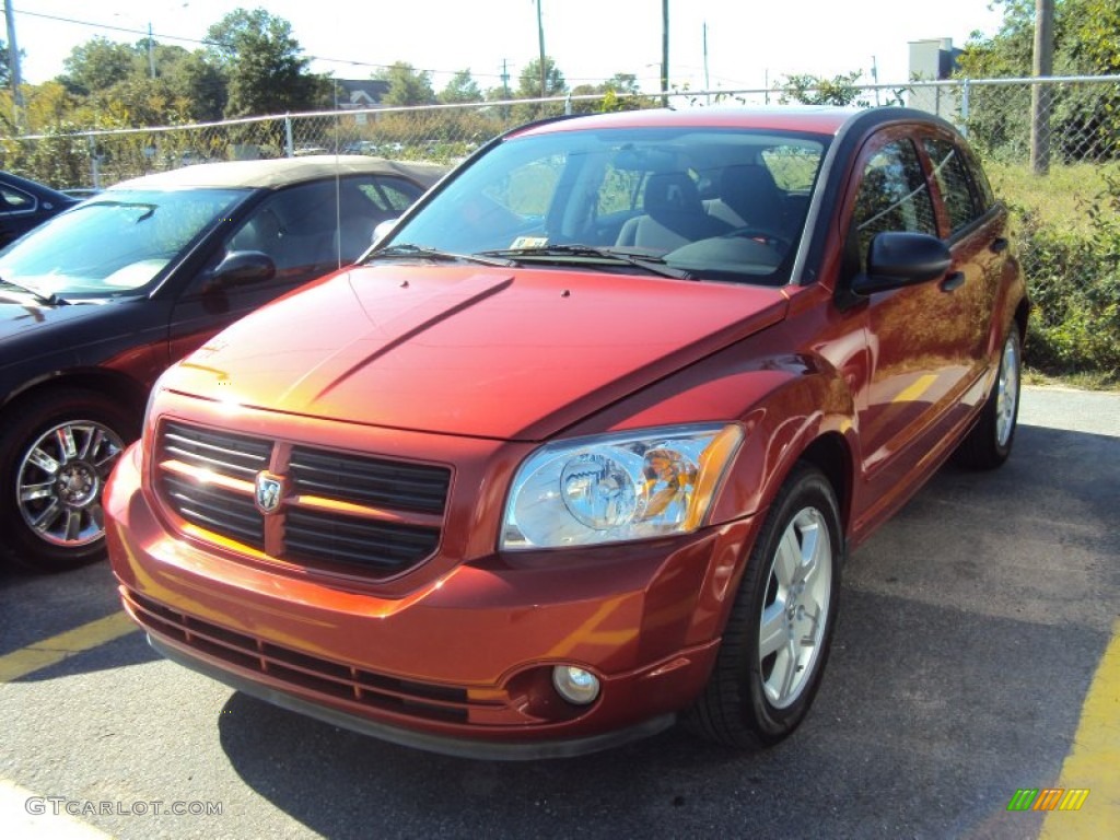 Sunburst Orange Pearl 2008 Dodge Caliber SXT Exterior Photo #57884329