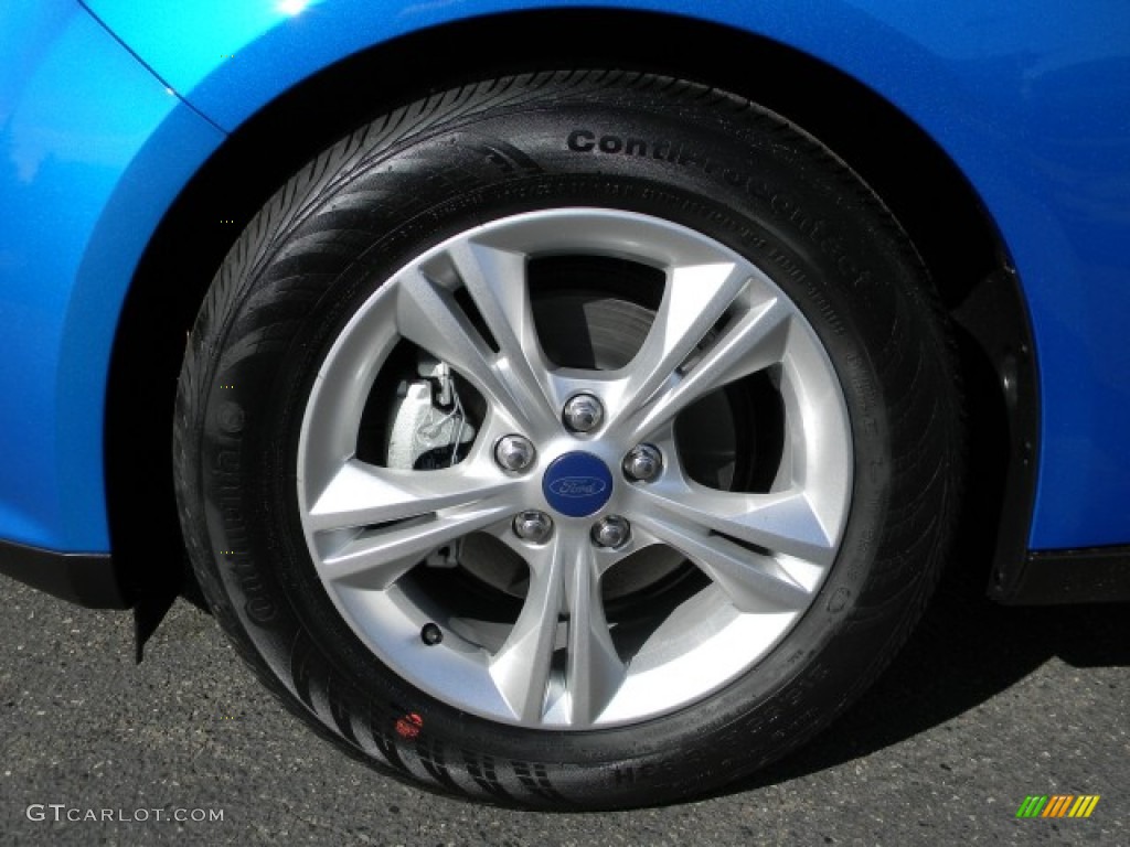 2012 Focus SE Sport Sedan - Blue Candy Metallic / Two-Tone Sport photo #3