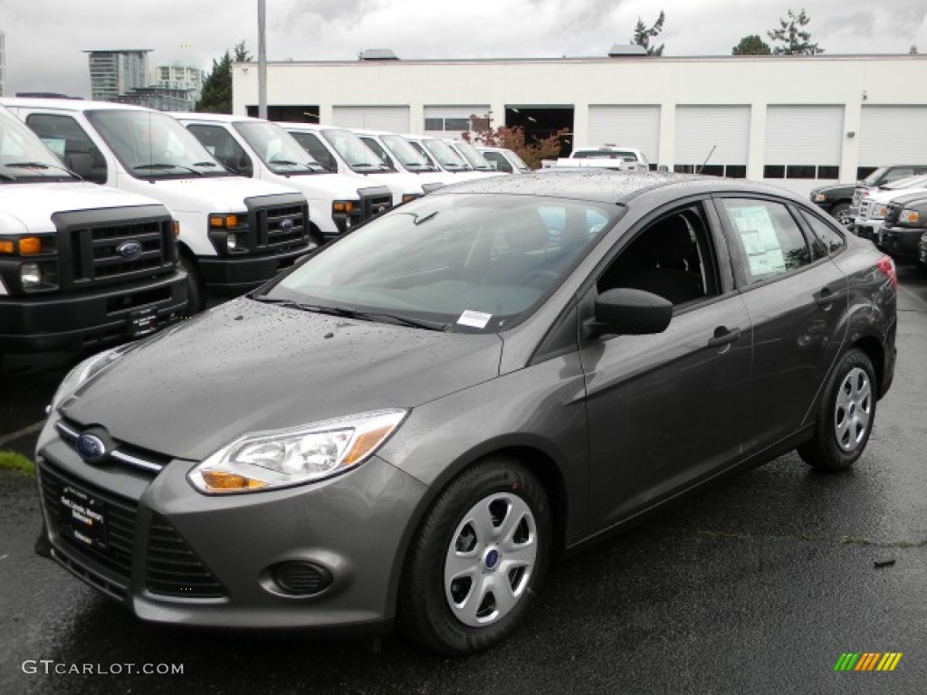 2012 Focus S Sedan - Sterling Grey Metallic / Charcoal Black photo #1