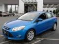2012 Blue Candy Metallic Ford Focus SE 5-Door  photo #1