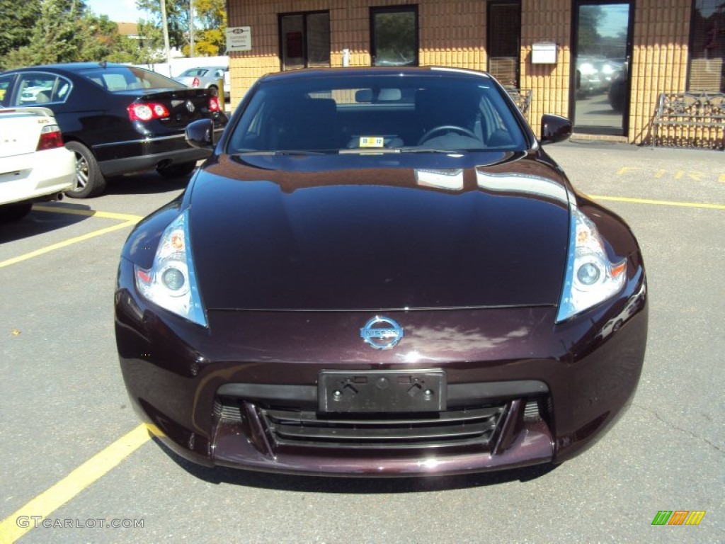 2010 370Z Touring Coupe - Black Cherry / Black Leather photo #3