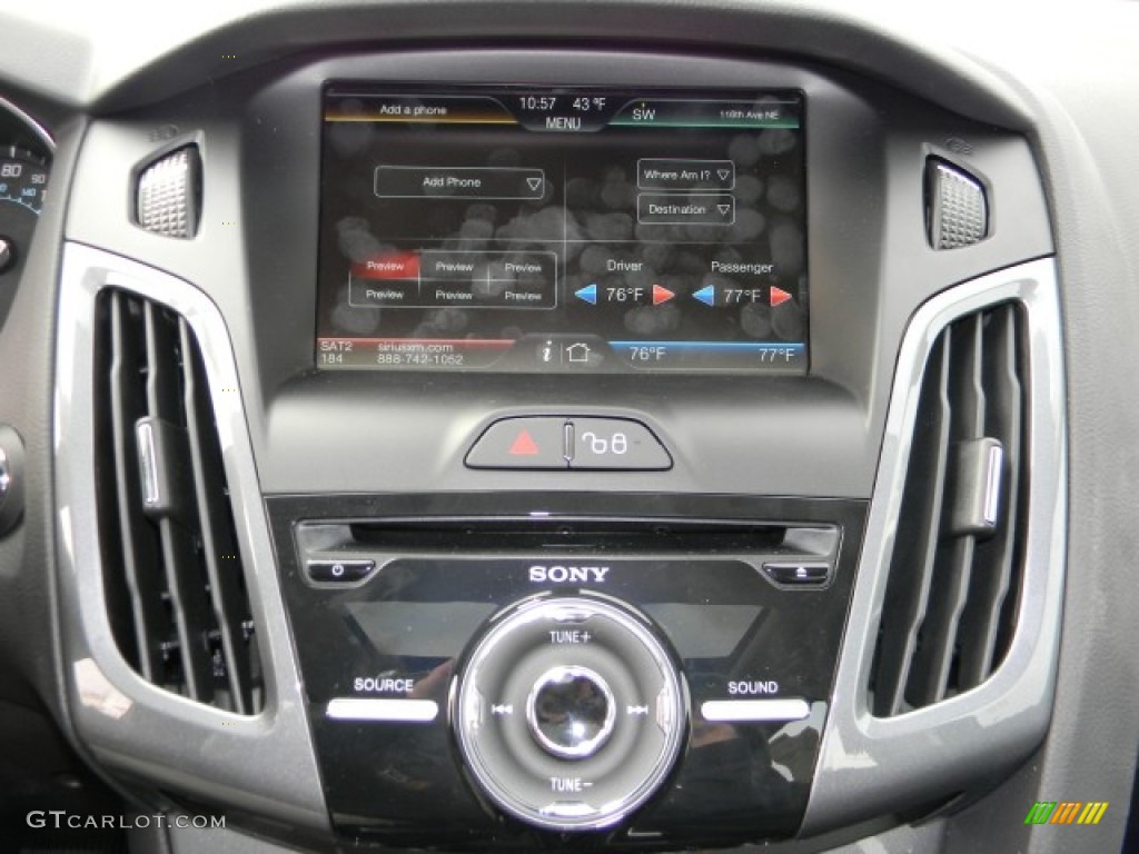 2012 Ford Focus Titanium Sedan Controls Photo #57885205