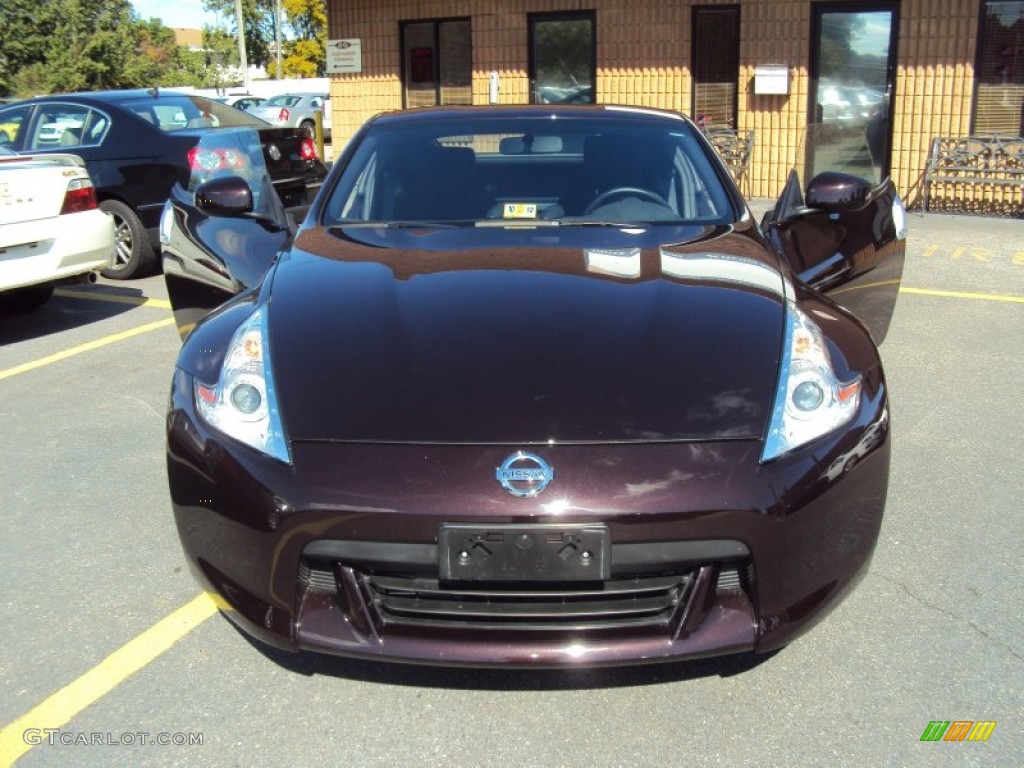 2010 370Z Touring Coupe - Black Cherry / Black Leather photo #22