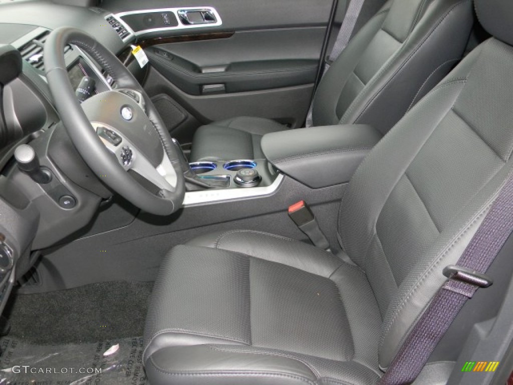 Charcoal Black Interior 2012 Ford Explorer Limited 4WD Photo #57885520