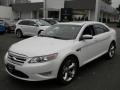 White Platinum Tri-Coat 2012 Ford Taurus SHO AWD