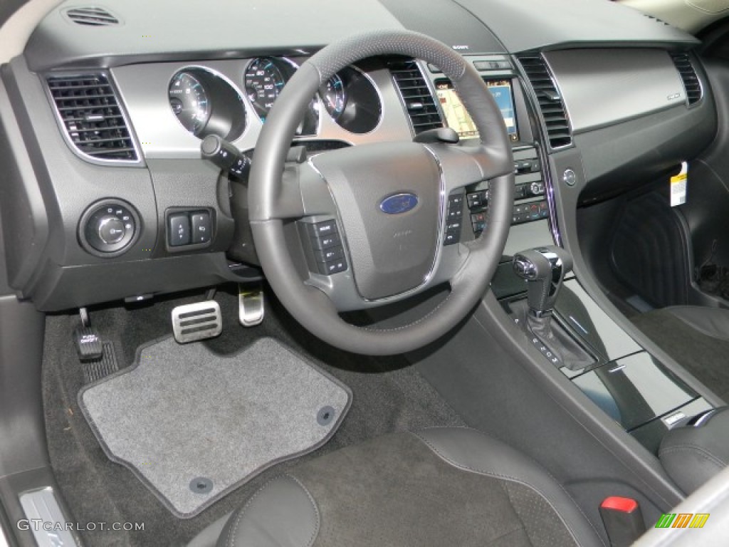 2012 Ford Taurus SHO AWD Charcoal Black Dashboard Photo #57885586