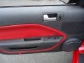 Red/Dark Charcoal Door Panel Photo for 2006 Ford Mustang #57885826
