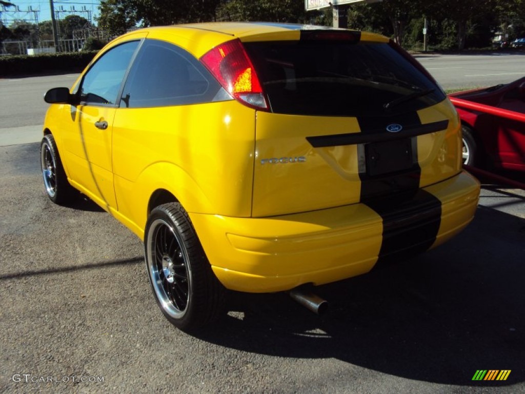 2007 Focus ZX3 S Coupe - Screaming Yellow / Charcoal photo #6