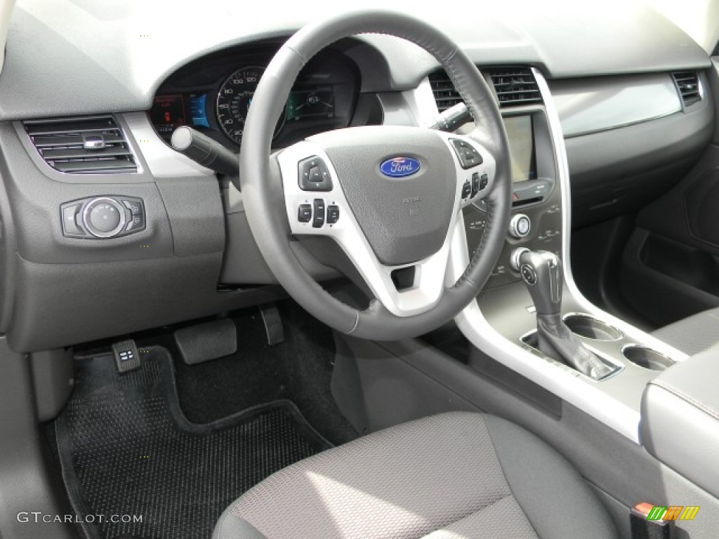 2012 Ford Edge SEL AWD Charcoal Black Dashboard Photo #57886444