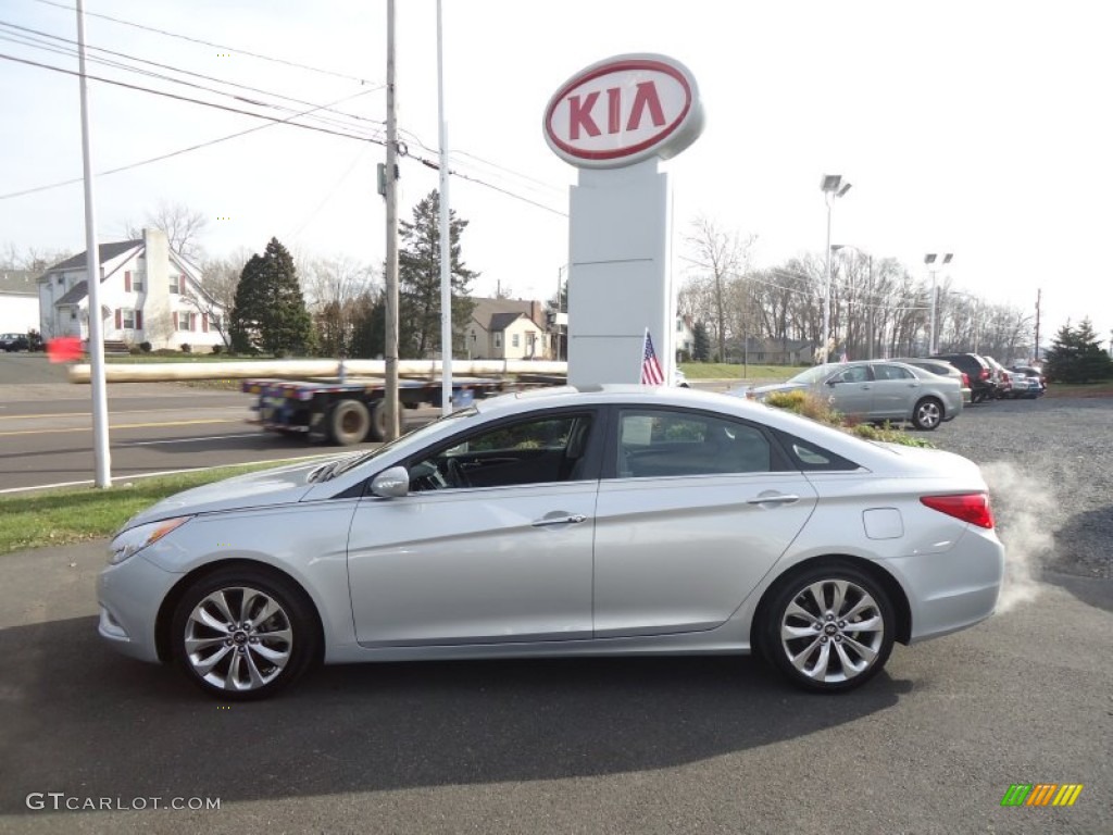 2011 Sonata Limited 2.0T - Radiant Silver / Gray photo #10