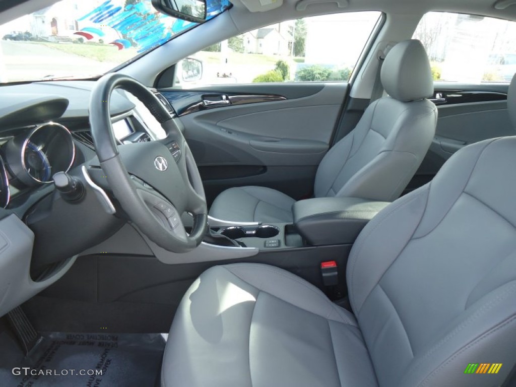 2011 Sonata Limited 2.0T - Radiant Silver / Gray photo #12