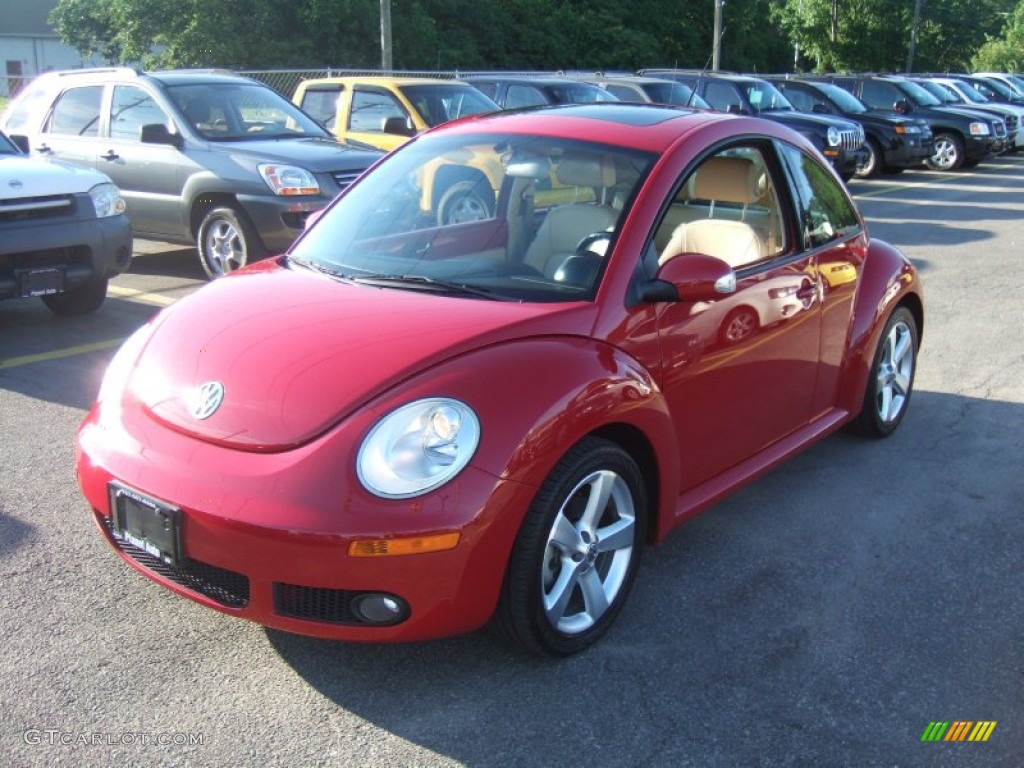 2006 New Beetle 2.5 Coupe - Salsa Red / Cream photo #3