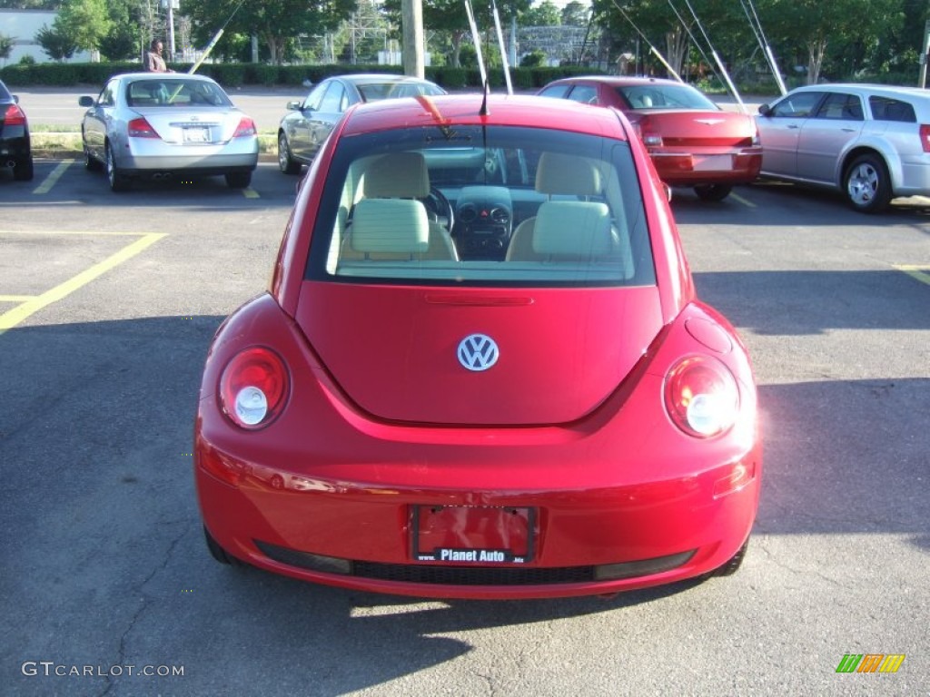 2006 New Beetle 2.5 Coupe - Salsa Red / Cream photo #5