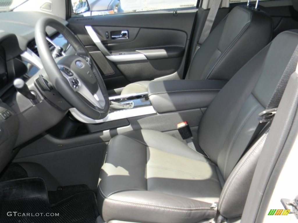 Charcoal Black/Silver Smoke Metallic Interior 2011 Ford Edge Sport AWD Photo #57888103
