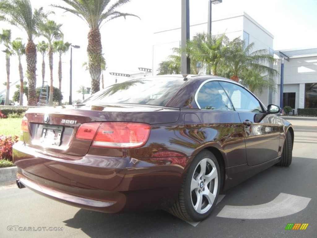 2007 3 Series 328i Convertible - Barbera Red Metallic / Saddle Brown/Black photo #6