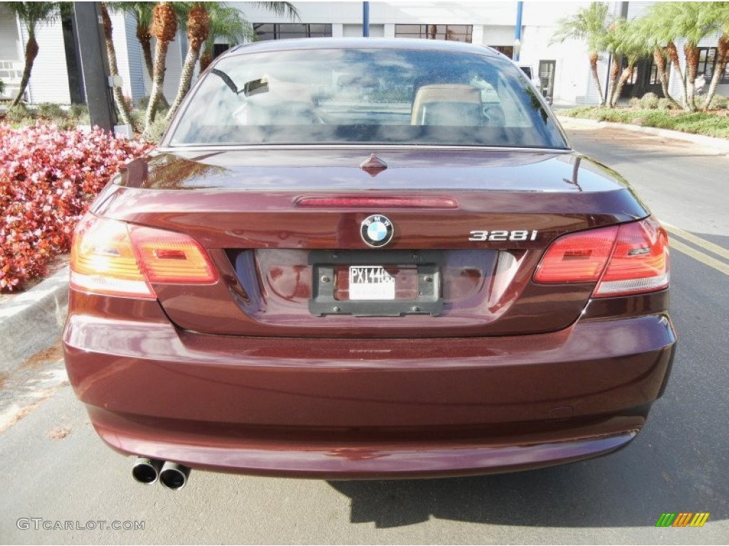 2007 3 Series 328i Convertible - Barbera Red Metallic / Saddle Brown/Black photo #7