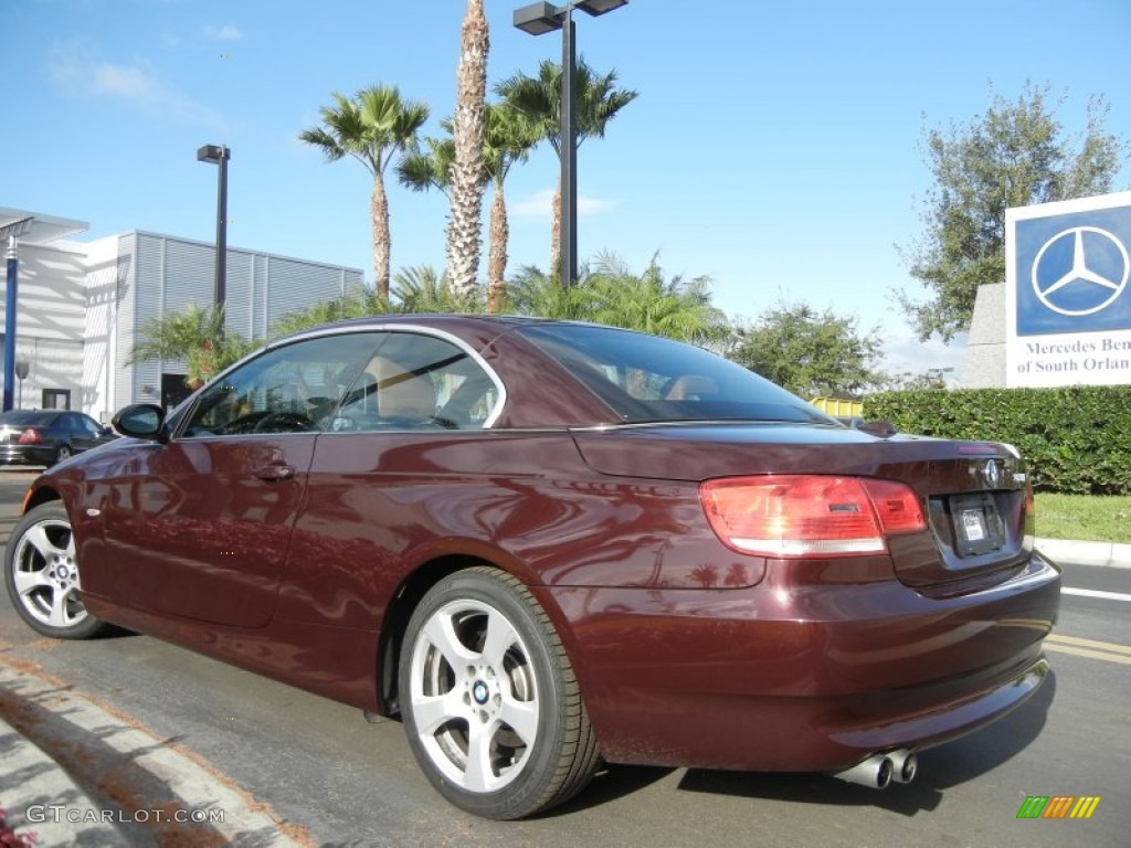 2007 3 Series 328i Convertible - Barbera Red Metallic / Saddle Brown/Black photo #8