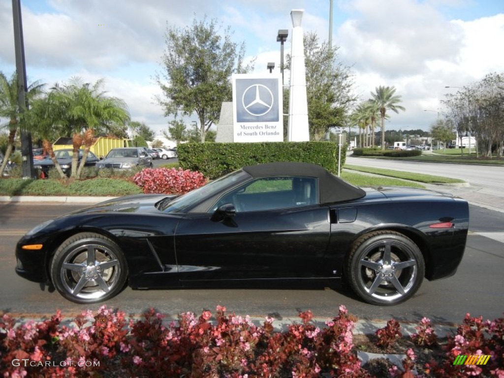 2006 Corvette Convertible - Black / Ebony Black photo #1