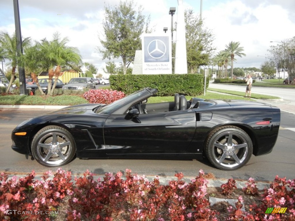 2006 Corvette Convertible - Black / Ebony Black photo #9
