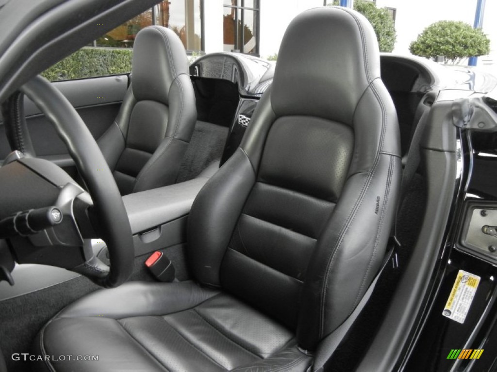 Ebony Black Interior 2006 Chevrolet Corvette Convertible Photo #57889147