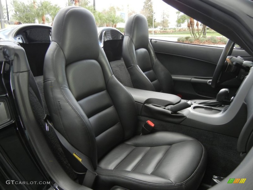 Ebony Black Interior 2006 Chevrolet Corvette Convertible Photo #57889180